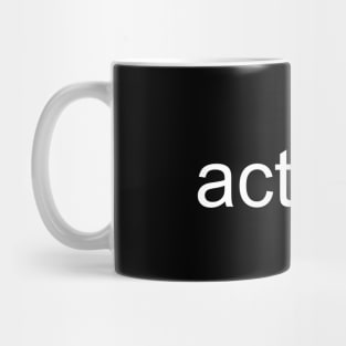 Verified Actor (White Text) Mug